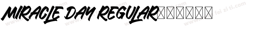 Miracle Day Regular字体转换